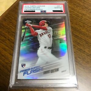 [PSA 10 GEM MT 鑑定済] 大谷翔平 MLB ルーキーカード RC 2018 TOPPS CHROME SHOHEI OHTANI FRESHMAN FLASH #FF-1 リフラクター 二刀流の画像1