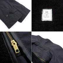 80's 米軍 ステンカラーコート CENTRE社製 ブラック size 34R #18102 ヴィンテージ ビンテージ ミリタリー オールウェザー ALL WEATHER_画像6