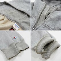 Champion チャンピオン WIND STOPPER ジップパーカー Size M #18346 アメカジ ウインドストッパー スウェット トレーナー_画像6