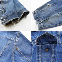 60's LEVIS リーバイス 70505 BIGE デニムジャケット #18355 ヴィンテージ オリジナル アメカジ ビッグE Gジャン 3rd サード 4th フォース_画像6