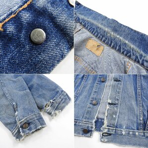 60's Levis リーバイス 70505 BIGE デニムジャケット #18448 ヴィンテージ ビンテージ アメカジ ジージャン Gジャン 3rd 4thの画像5