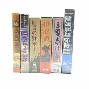 MSX MSX2ソフト 銀河英雄伝説Ⅱ 信長の野望他 6本 まとめ売り ジャンク #18016 趣味 コレクション ゲームソフト ハイドライド3 三國志2の画像2