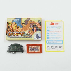 ポケットモンスター ファイアレッド アダプタ同梱版 ジャンク #18050 送料360円 ポケモン ゲーム 任天堂 ゲームボーイアドバンス RPG