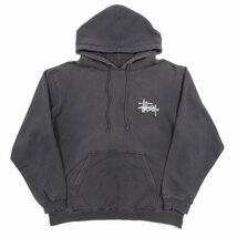 STUSSY ステューシー ロゴ スウェットパーカー size L #18201 ストリート アメカジ スエット_画像2