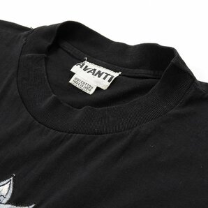 AVANTI 陰陽 刺繍 Tシャツ ブラック #18232 送料360円 オールド 90's ストリート コットン トップス アメカジの画像4
