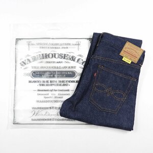 未使用 WAREHOUSE ウエアハウス 1105 Late 1970's デニムパンツ size 31 #18264 ジーンズ アメカジ 濃紺 セルヴィッチ