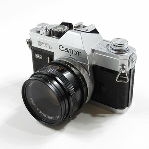 Canon キヤノン FTb QL 一眼レフ フィルムカメラ FD 50mm 1:1.8 ジャンク #18377 オールド レトロ キャノン 本体 ボディ レンズ セット