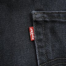 Levis リーバイス 00505-0260 505 ブラック デニムパンツ Size 30 #18676 アメカジ カジュアル カラージーンズ_画像4