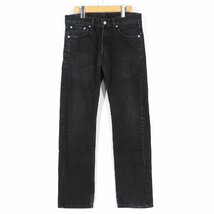 Levis リーバイス 00505-0260 505 ブラック デニムパンツ Size 30 #18676 アメカジ カジュアル カラージーンズ_画像1