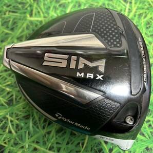 ☆送料無料☆TaylorMade(テーラーメイド)SIM MAX 1W ヘッド・カバー☆ロフト：10.5°☆Qi10STEALTHGLOIREM6M5M4M3M2ステルスシムグローレ☆の画像2