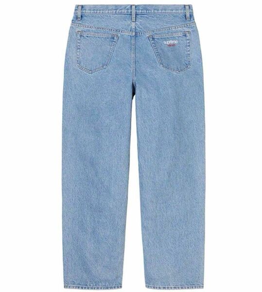 Supreme Baggy Jean 22FW Washed Blue 30