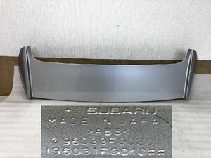 リアスポイラー　リアウィング　Subaru　Impreza　GH3　C3S　Silverー　銀　96033FG020　磨き済　バックランプ点灯テスト済　801641