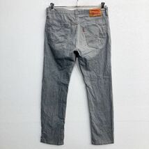 Levi's 513 デニムパンツ W32 リーバイス スリムストレート グレー 古着卸 アメリカ仕入 2309-289_画像4