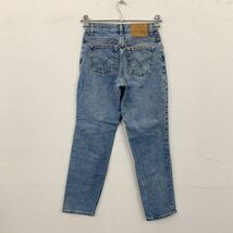 Levi's デニムパンツ W28 リーバイス ブルー クラシックリラックスフィット 550 Mサイズ レディース 古着卸 アメリカ仕入 2310-460_画像4