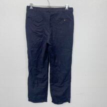 NAUTICA チノパンツ W33 ノーティカ タック入り ウール ネイビー 古着卸 アメリカ仕入 2311-505_画像4