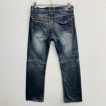 D.SKINS デニムパンツ W34 ボタンフライ インディゴ 古着卸 アメリカ仕入 2312-945_画像7