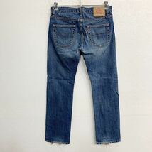 Levi's 584 デニムパンツ W31 リーバイス ストレート インディゴ 古着卸 アメリカ仕入 2401-124_画像4