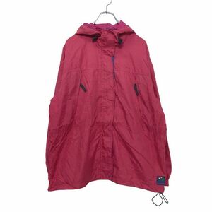 Woolrich マウンテン パーカー レディース L ピンク ウールリッチ ジップアップ マジックテープ ポケット 古着卸 アメリカ仕入 a510-5813