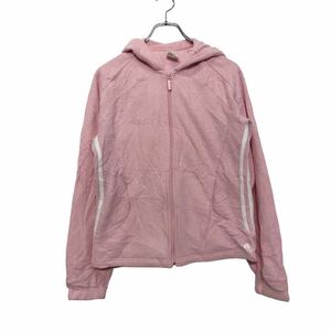 adidas フリース ジャケット レディース M ピンク アディダス フーディ ジップアップ 古着卸 アメリカ仕入 a511-5763