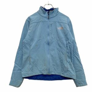 THE NORTH FACE ジャケット レディース M ライトブルー ホワイト ノースフェイス 裏地フリース 古着卸 アメリカ仕入 a512-5495