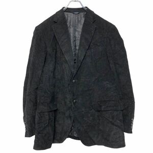 DOCKERS テーラード ジャケット 44 L ブラック ドッカーズ コーデュロイ 古着卸 アメリカ仕入 a512-5317