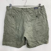 Patagonia ショートパンツ W36 パタゴニア ビッグサイズ オリーブグリーン コットン 古着卸 アメリカ仕入 2404-404_画像4