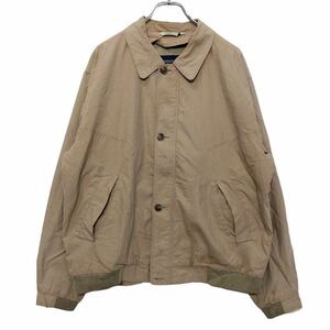 KHAK（ease）byLondonFog ジャケット M ベージュ カーキイーズ ジップアップ ボタン ポケット 古着卸 アメリカ仕入 a601-5472