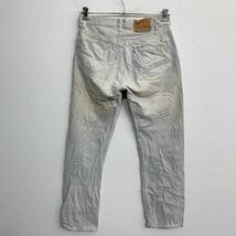 Levi's デニムパンツ W34 リーバイス ボタンフライ ライトグレー USA製 古着卸 アメリカ仕入 2402-452_画像6