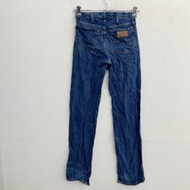 Wrangler カウボーイ ロングパンツ W27 ラングラー 13MWZ ネイビー コットン メキシコ製 古着卸 アメリカ仕入 2403-212_画像4