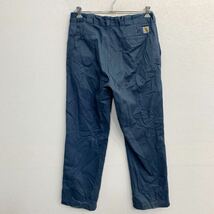 Carhartt ワークパンツ W35 カーハート ネイビー 古着卸 アメリカ仕入 2403-788_画像4