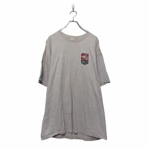 GILDAN 半袖 プリント Tシャツ ギルダン XL ライトピンク ビッグサイズ バックプリント クルーネック 古着卸 アメリカ仕入 a604-7267