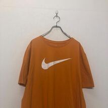 中古 古着 NIKE 半袖 ロゴ Tシャツ 3XL ナイキ イエロー ホワイト シンプル ビッグサイズ 古着卸 アメリカ仕入 a604-5122_画像2