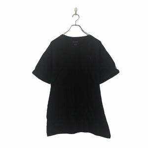 中古 古着 Champion 半袖 ロゴ Tシャツ L チャンピオン ブラック シンプル 無地 刺繍 古着卸 アメリカ仕入 a604-5148