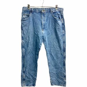 Wrangler デニムパンツ W42 ラングラー ビッグサイズ ブルー メキシコ製 古着卸 アメリカ仕入 2309-415