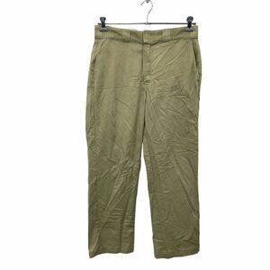 Dickies ワーク・ペインターパンツ W32 ディッキーズ ベージュ ロゴ 古着卸 アメリカ仕入 2309-447