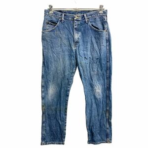 Wrangler デニムパンツ W34 ラングラー レギュラーフィット ブルー メキシコ製 古着卸 アメリカ仕入 2309-735