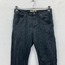 Wrangler チノパンツ W31 ラングラー ブラック スキニー 古着卸 アメリカ仕入 2309-889_画像2