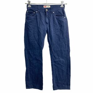 Levi's 505 ロングパンツ W27 リーバイス レディース ネイビー 古着卸 アメリカ仕入 2309-1037