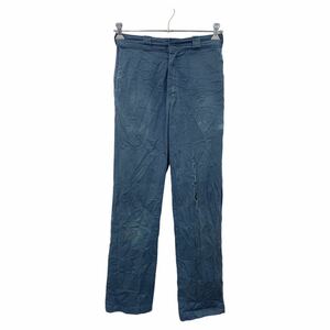 Dickies ワーク・ペインターパンツ W30 ディッキーズ ターコイズブルー 874 古着卸 アメリカ仕入 2309-533