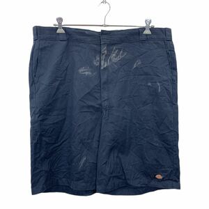 Dickies ワークハーフパンツ W44 ディッキーズ ネイビー ビッグサイズ 古着卸 アメリカ仕入 2309-1284