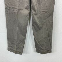 346 チノパンツ W36 グレー ビッグサイズ タック 古着卸 アメリカ仕入 2309-612_画像6