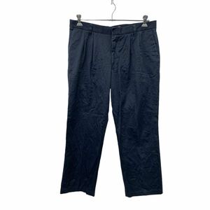 DOCKERS チノパンツ W36 ドッカーズ ネイビー ビッグサイズ タック 古着卸 アメリカ仕入 2309-618