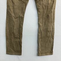 DENIZEN Levi's 232 ロングパンツ W34 スリムストレートフィット ブラウン 古着卸 アメリカ仕入 2310-246_画像6