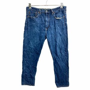 Levi's 522 デニムパンツ W36 リーバイス ビッグサイズ インディゴ コットン メキシコ製 古着卸 アメリカ仕入 2310-143