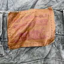 Levi's コーデュロイパンツ W38 リーバイス オリジナルジーンズ ビッグサイズ グレー 古着卸 アメリカ仕入 2310-902_画像7