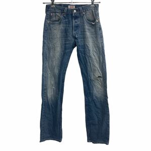 Levi's 501 デニムパンツ リーバイス W28 ブルー ボタンフライ 古着卸 アメリカ仕入 2310-726