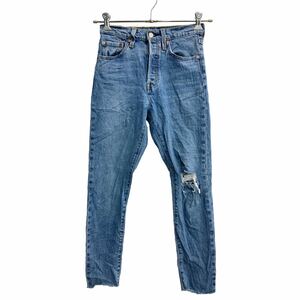 Levi's 501 デニムパンツ W25 リーバイス レディース ボタンフライ ブルー 古着卸 アメリカ仕入 2310-118