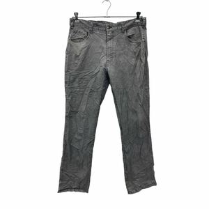 Dickies ワークパンツ W34 ディッキーズ グレー ロゴ 古着卸 アメリカ仕入 2310-534