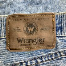 Wrangler デニムパンツ W32 ラングラー ライトブルー コットン USA製 古着卸 アメリカ仕入 2310-1022_画像9