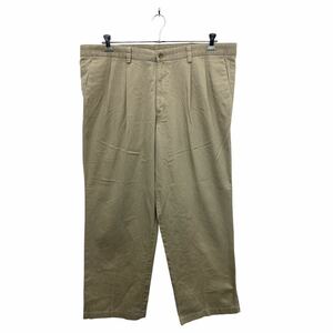 DOCKERS chino pants W42 Docker's in dual Fit tuck entering cotton big size beige old clothes . America buying up 2311-1492